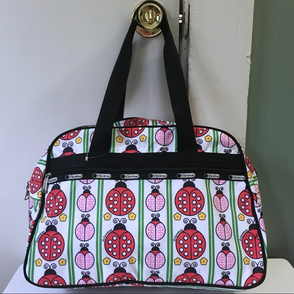 NWOT LeSportsac Ladybug Tote Bag Purse, RARE